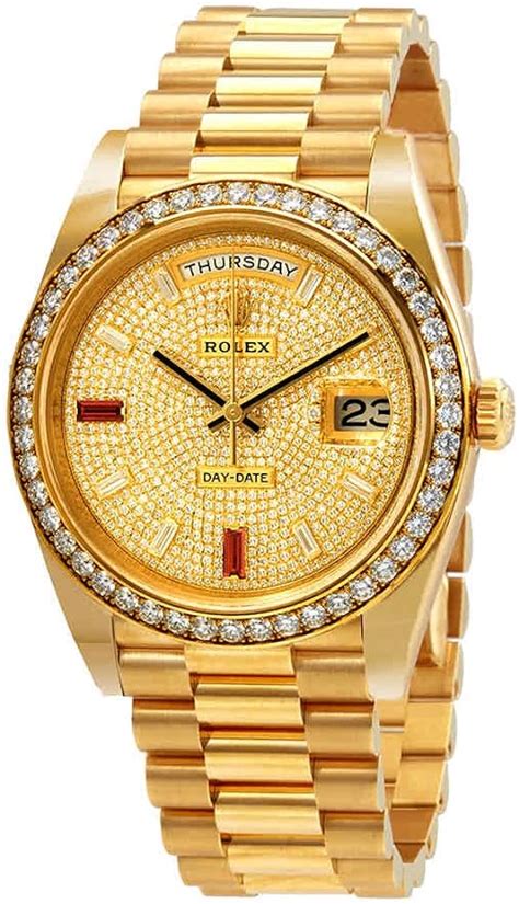 reloj rolex de oro con diamantes para hombres precio|relojes rolex y precios.